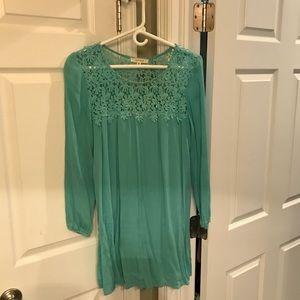 Boutique Tiffany blue tunic/dress